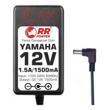 Fonte Dc 12v Pra Teclado Yamaha Pa 3b Psr f51 Pa 3c Psr gx76