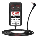 Fonte Dc 7 5v Para Teclado Casio Casiotone Mt 45 Mt 65 Mt 68