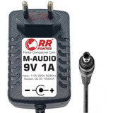 Fonte Dc 9v 1a Para Controladora Midi M audio Fast Track Pro