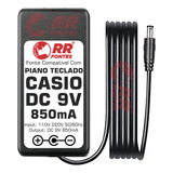 Fonte Dc 9v 850ma Para Piano Teclado Casio Ctk 480 Ctk 481