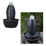Fonte De Água Bivolt Led Bola Crystal Castata Casa Jardim
