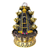 Fonte De Água Cascata Nossa Senhora Aparecida Led 30x20x20