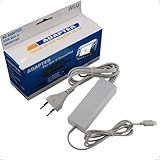 Fonte De Alimentação Ac Adaptador Carregador Bivolt 100 240v Com Cabo Para Controle Game Pad Compatível Com Nintendo Wii U