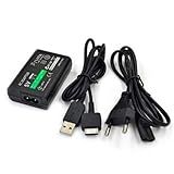 Fonte De Alimentação Carregador Adaptador Bivolt Compatível Com Ps Vita Fat Psvita 1000 - Cabo Energia