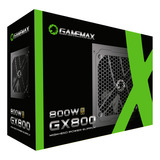 Fonte De Alimentação Gamemax Gx800 80