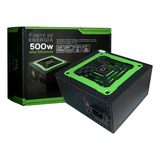 Fonte De Alimentação Para Pc One Power Mp500w3 i 500w Preta 127 220v