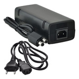 Fonte De Energia Xbox 360 Slim Compatível 110 220v C Cabo