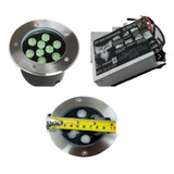 Fonte Especial 5 Balizador Piso 7w 24v Verde Quente Frio