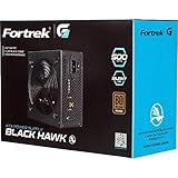 Fonte Gamer ATX 400W PFC Ativo Black Hawk 80 Plus Fortrek