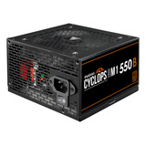 Fonte Gamer Gamdias Cyclops M1 550b 80 Plus Bronze Atx Cor Preto 110v 220v