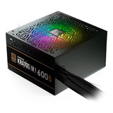 Fonte Gamer Gamdias Kratos M1 600w Reais 80 Plus Bronze Rgb