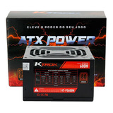 Fonte Gamer Ktrok 600w