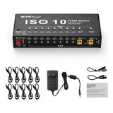 Fonte Isolada Para 10 Pedais Mosky Audio Iso 10 Power Supply