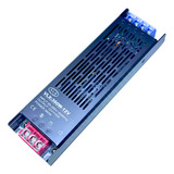 Fonte Metálica Slim Bivolt Para Modulo Led Led 300w 25a 12v