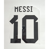 Fonte Nome E Numero Personalização Camisa Argentina Messi 10
