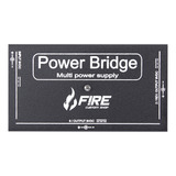 Fonte Para Pedais Power Bridge 9v Fire Preto