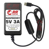 Fonte Para Raspberry Pi3 5v 3a E Com Botão On Off