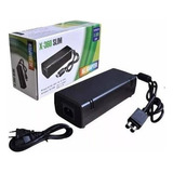 Fonte Para Xbox 360 Slim 2 Pinos Bivolt Cabo De Energia Biv