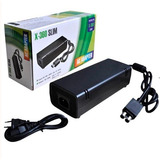 Fonte Para Xbox 360 Slim 2 Pinos Bivolt Cabo De Energia Biv