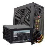 Fonte Real Gamer Atx 500w Bivolt Preto Aerocool Envios 24hs