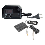 Fonte Tatuagem Digital P 1 Maq New Pedal É Cabo Rca
