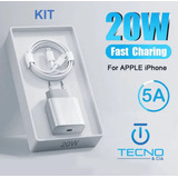 Fonte Turbo Cabo De Dados Carregador 20w Para iPhone 8 x 11 12 13 14 E Pro Max