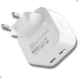 Fonte Turbo Usb c 50w Adaptador Tipo C Carga Rápida Tomada