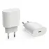 Fonte  Usb-c 20w Turbo  Para iPhone 11 12 13 Pro Max iPad iPod Cor Branco