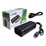 Fonte Xbox 360 Slim Bivolt Conector 2 Pinos Cabo Energia