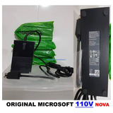 Fonte Xbox One Fat Original Microsoft 110v Cabo De Energia