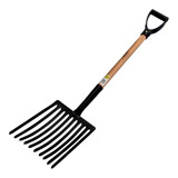 Forcado Cascalho 10 Dentes Cabo Madeira Tramontina 77128504