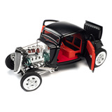 Ford 3 Janelas 1934 High Boy Hot Rod 1 18 Autoworld