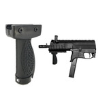 Foregrip Tático Fox Borracha Taurus Ctt 40 Trilho 20mm 22mm