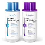 Forever Liss Escova Progressiva Semi Definitiva 3d 2x300ml