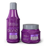 Forever Liss Kit Matizador Platinum Blond Shampoo E Mascara