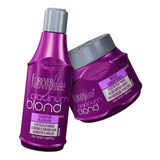 Forever Liss Kit Matizador Platinum Blond Shampoo Mask