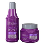 Forever Liss Matizador Kit Platinum Blond Shampoo E Mascara