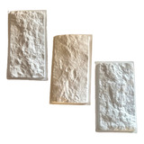 Forma 3d Gesso 3 Tijolo Grande Travertino 37x19 5cm Molde 3d
