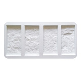 Forma 3d Gesso Tijolinho Rústico 22x11cm Abs 2mm Molde 3d