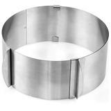 Forma Aro Modelador Ajustável C Medidas P Bolos Torta Inox