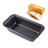 Forma Assadeira Retangular Antiaderente Para Pão Bolo Inglês Em Aço Carbono 27x15x6cm Marca SNEL