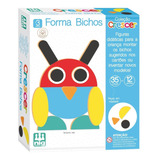 Forma Bichos Em Madeira Coleção Crescer 0452 Nig Brinquedos
