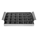 Forma Brownie Palha Italia Com Cortador 5x5 C 24 Pedaços