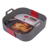 Forma Cesto Assadeira Silicone Air Fryer Fritadeira Com Alça