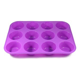 Forma Cupcake Silicone 12 Cavidades Petit