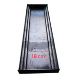 Forma De Aço Fabricar Chapéu De Muro Pingadeira 18cmx65cm