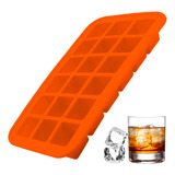 Forma De Gelo Em Silicone 18 Cavidades Flexível Bar Whisky