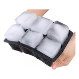 Forma De Gelo Em Silicone Cubo Grande 6 Cubos Drink Whisky