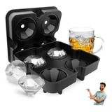 Forma De Gelo Ou Chocolate Diamante Silicone Cores Sortidas