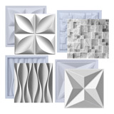 Forma De Gesso 3d Abs Kit De 4 Moldes Pra Gesso E Cimenticio